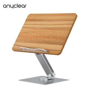 애니클리어 회전형 높이 각도조절 노트북 받침대 원목 독서대 BS-1plus