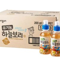 코코몽 유기농 하늘보리 200ml x 24 아이보리차 아기가잘마셔요