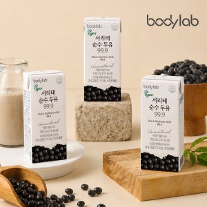 바디랩 서리태 순수두유 99.9 190ml 24팩 x 1박스 (총 24팩) 서리태콩물