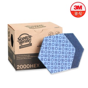 3M 스카치브라이트 파워도트 양면수세미(2000HEX) 15개입