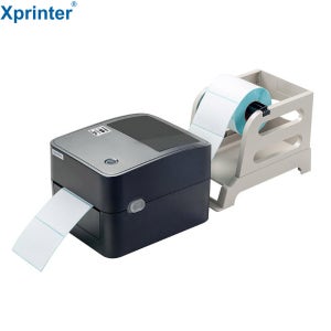2022형 X프린터 라벨프린터기 XP-D4601B+용지거치대 송장 바코드 스티커 프린터