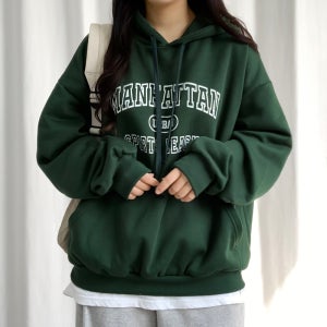 맨하탄 후드티 루즈핏 데일리템 불량소녀
