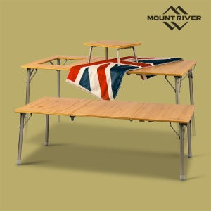 마운트리버 테이블 3폴딩 1200 우드버너테이블