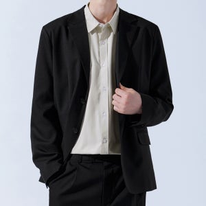 당일출고 남자 싱글 빅사이즈 오버핏 블레이저 자켓 (TOP089)