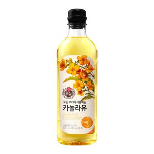 백설 카놀라유 900ml, 6개