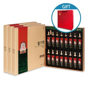 정관장 활기력 20ML 16입 3세트-6년근홍삼 명절 추석 구정 선물세트 홍삼원골드