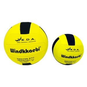 KDA 대한피구협회 공인구 말랑말한 소프트 재질 피구공 학교체육