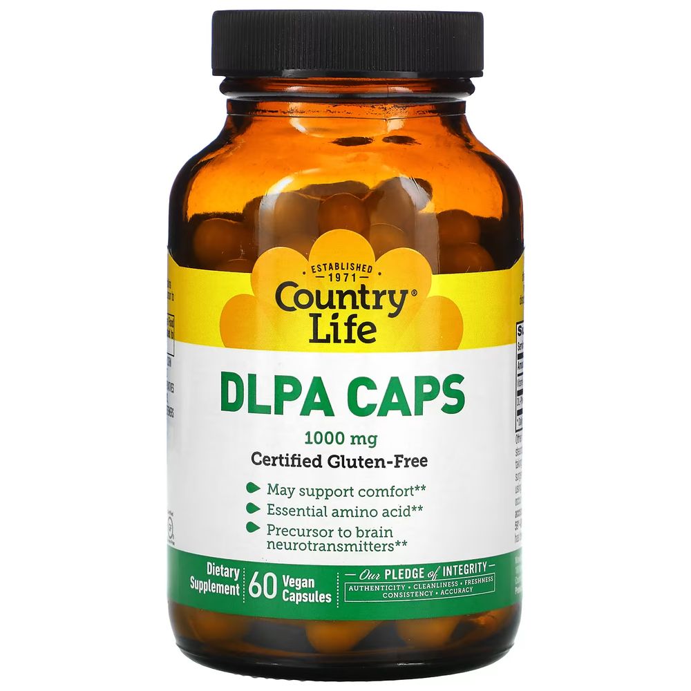 컨트리라이프 <b>DLPA 캡스 1000mg</b> 60캡슐
