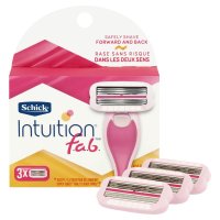 Schick Intuition f.a.b. 쉬크 여성용 리필 면도날 3개입