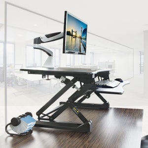 전동식 높이조절 책상 테이블 모니터거치대 받침대 스탠딩책상 스탠워크