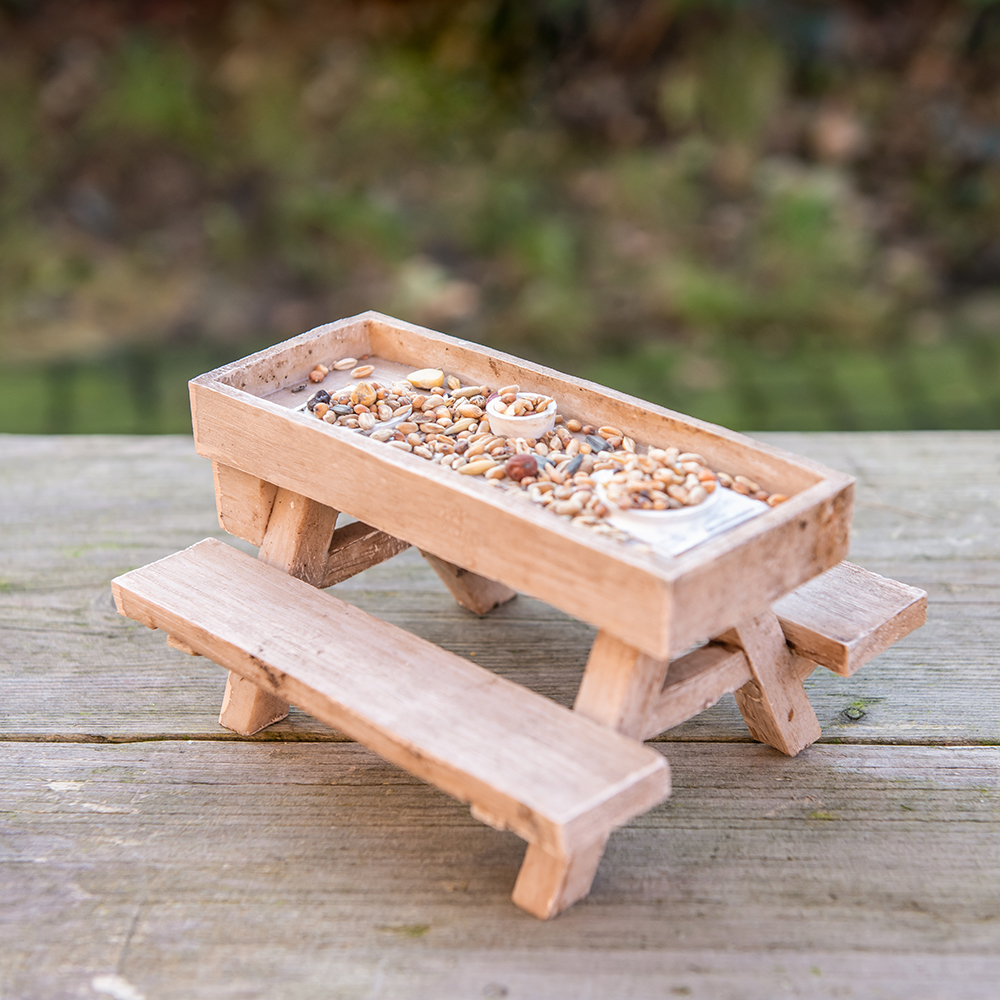 정원 데코 장식 소품 미니 피크닉 테이블 햄스터 소형동물 아이템