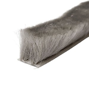문틈막이 모헤어 접착식 막풍이 18mm 2줄 회색 국산 M단위