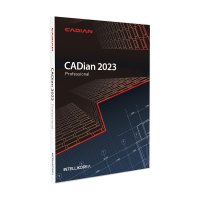 캐디안 CADian 2023 Pro 정품 패키지 영구 라이선스 CD/3D 대안 국산 캐드