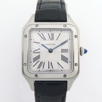 Cartier(까르띠에) WSSA0023 산토스 뒤몽 워치 small 사이즈 쿼츠 여성용 가죽밴드 시계