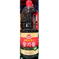 참기름 재래압착 해표 1.8L 챔기름 맛기름 업소용