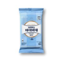 크리넥스 마이비데 휴대용 10매 x 10개 화장실 물티슈