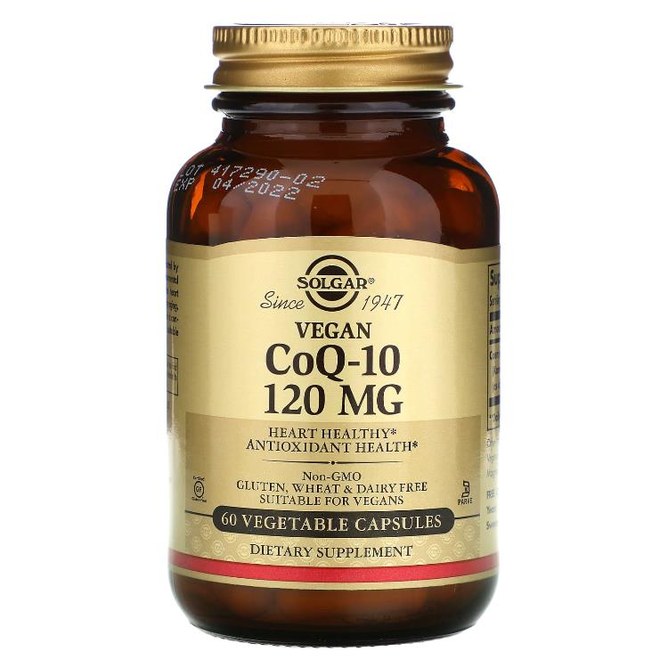 솔가 Solgar 채식주의자용 CoQ-10 120mg 베지 캡슐 60정 US 직배송