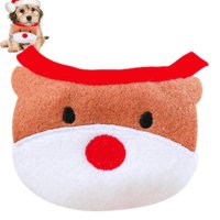 강아지 케이프 크리스마스 겨울 엘크 산타클로스 눈사람 패턴 디자인 대형견 스카프