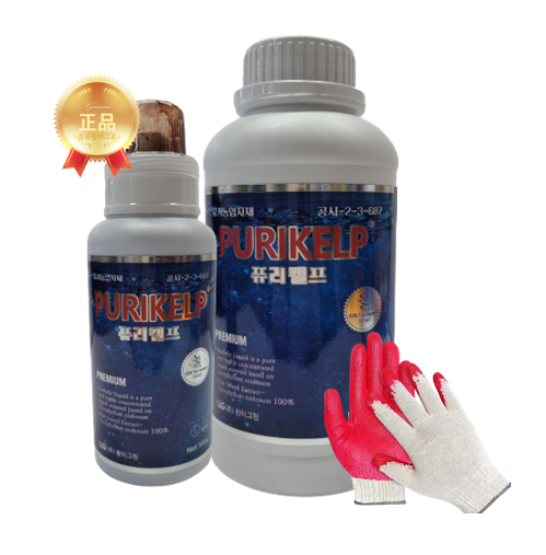 퓨리<b>켈프</b> 500ml 해조아미노산 오이 호박 참외 수박 착과 당도 비대 촉진 흥농팜아그로