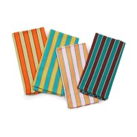 Dusen Dusen Striped Napkin Set of 4 [일본발송] 두센 스트라이프 주방 냅킨 4장 세트 69g