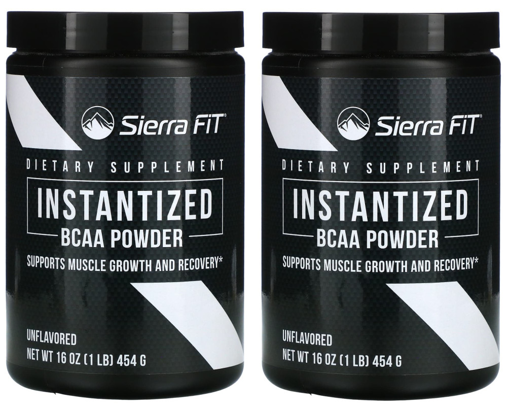<b>시에라 핏</b> Sierra Fit 인스턴트 BCAA 분말 무맛 454g(16oz) 2통