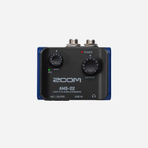 ZOOM AMS-22 USB 오디오 인터페이스 멀티트랙 녹음 음악 라이브 스트리밍 A/S
