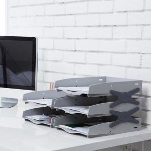 시스맥스 네오트레이 3단 책상 서류정리함 서류 정리 트레이