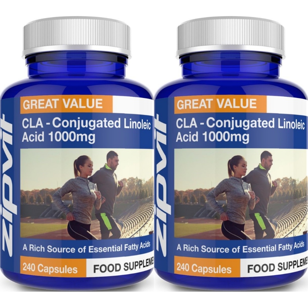 Zipvit <b>Conjugated Linoleic Acid</b> CLA 집빗 공액리놀레산 1000mg 240정 2병
