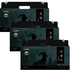 천호엔케어 흑염소 더블랙 70ml x 30포 x 3박스 3개월분