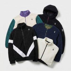 스파이더후리스 양털 뽀글이 스파이더 바람막이 플리스집업 양면 자켓