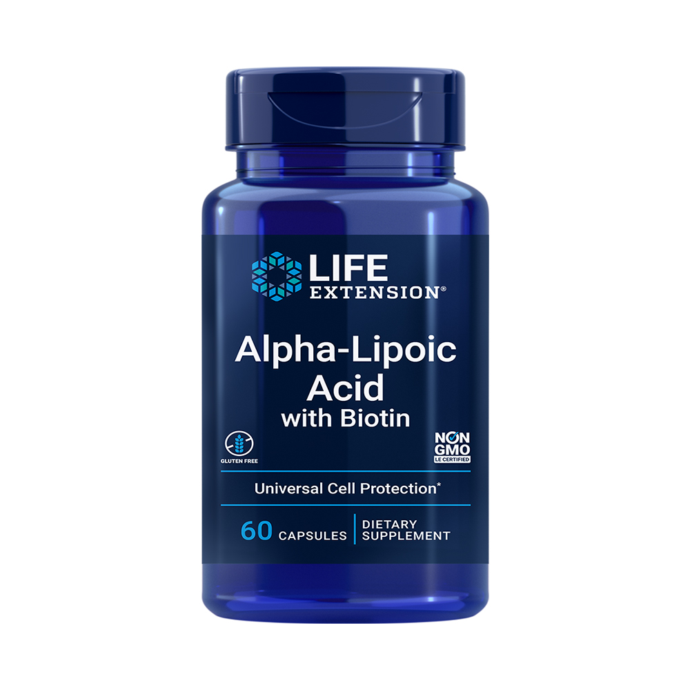 <b>라이프</b>익스텐션 알파리포산 <b>위드</b> 비오틴 60캡슐