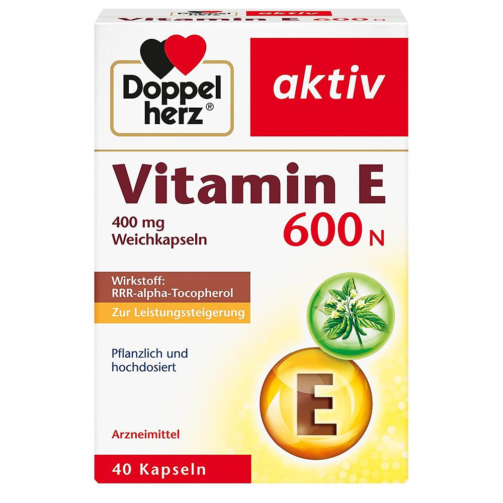 <b>도펠헤르츠</b> 비타민 이 <b>Doppelherz</b> Vitamin E 600 N 40정
