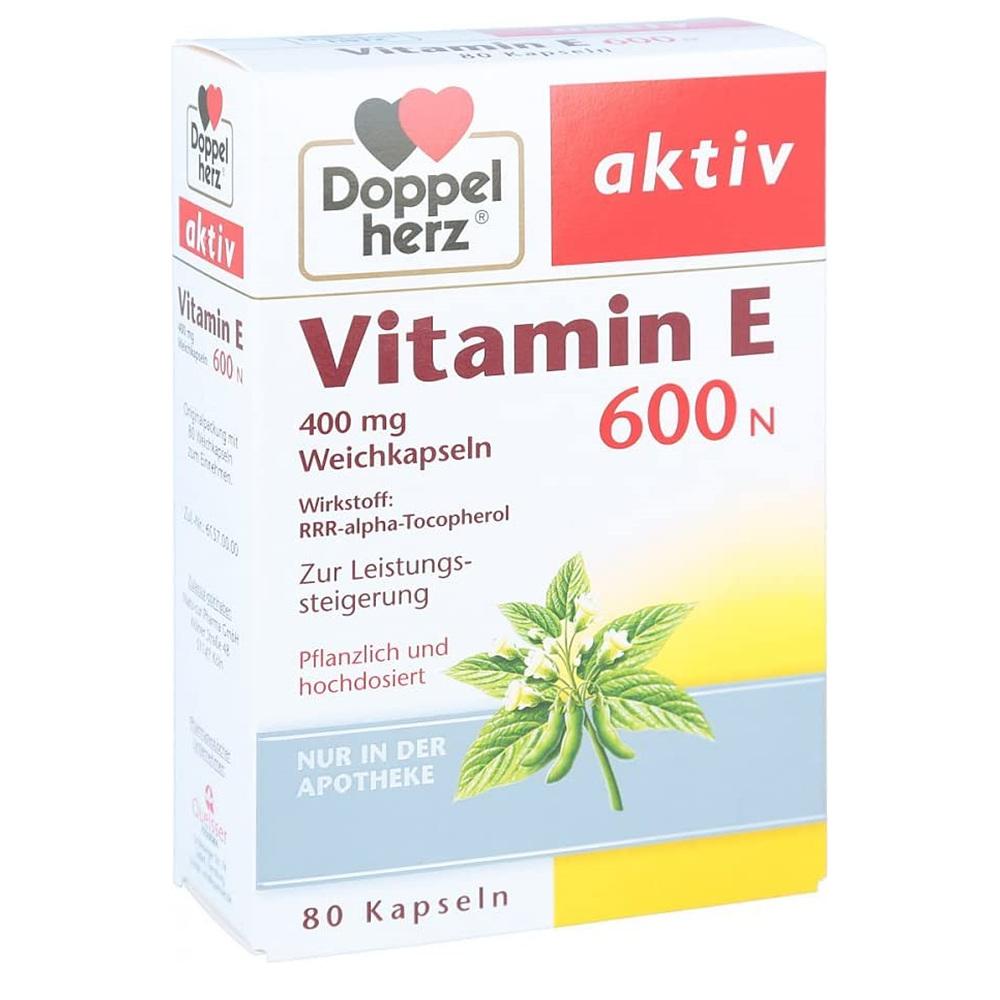 <b>도펠헤르츠</b> 비타민 이 <b>Doppelherz</b> Vitamin E 600 N 80정
