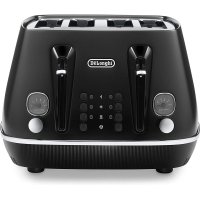 DeLonghi Distinta Moments Toaster 드롱기 디스틴타 모먼츠 4 토스터 블랙 CTIN4003BK 3kg