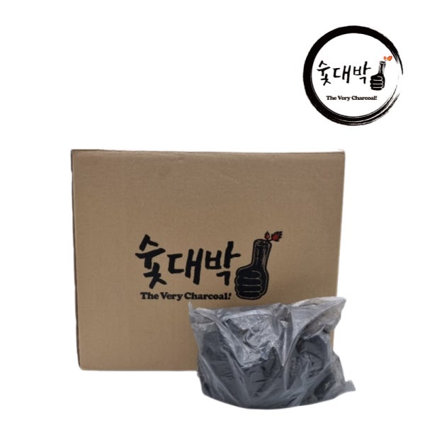 숯대박 봉지숯 700g 20개 바베큐 참숯 캠핑용
