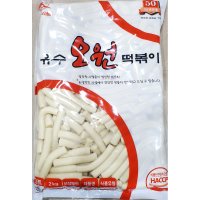 유수 오원떡볶이 밀떡 2kg X4 업소용 식자재