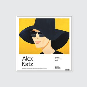 Alex Katz - Black Hat 2 Poster, 알렉스 카츠 - 블랙 햇 2 포스터