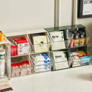 구디푸디 캡슐 커피 정리함 탕비실 티백 미니 서랍 보관함