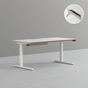 데스커 모션데스크 프리미엄 (깊이 800) 1600x800mm, 화이트