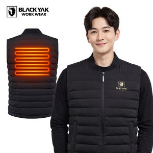 블랙야크 S-발열 조끼 열선 패딩 온열 방한