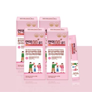 면역88골드 어른 아이 온가족용 PGA-K 면역관리증진 폴리감마글루탐산 영양제 4박스 56포