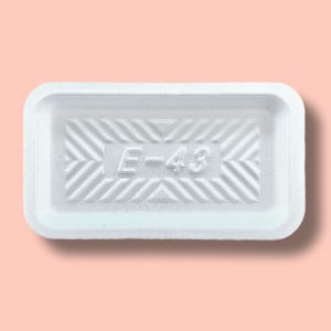 PSP트레이 일회용 스티로폼 포장용기 43호, 2000개