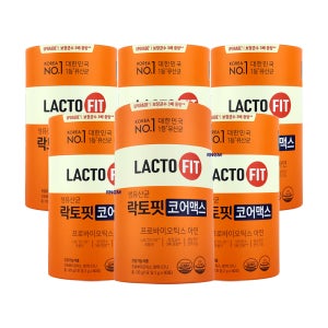 종근당 락토핏 코어맥스 유산균 6통 12개월분 프로바이오틱스 생유산균