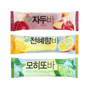 자두바 천혜향바 모히또바 해태 3종 대용량 아이스크림 세트 여름간식