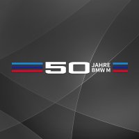 BMW M 스티커 50주년 레터링 로고 스티커