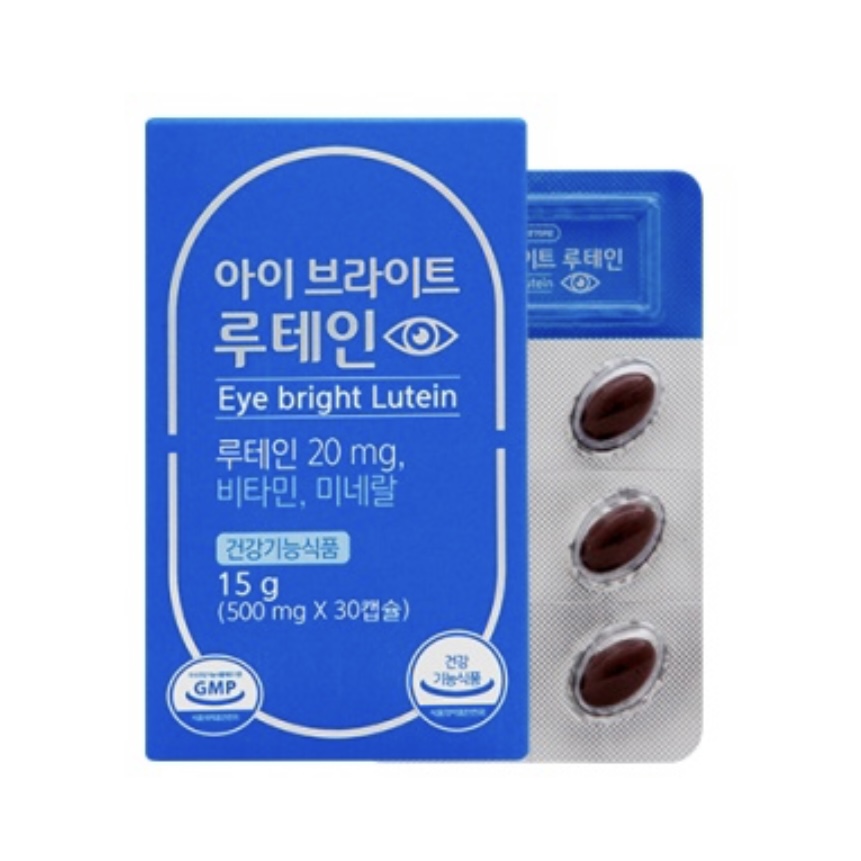 <b>그린스토어</b> 아이 브라이트 루테인 500mg x 30캡슐