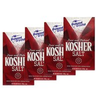 Diamond Crystal Kosher Salt 다이아몬드 크리스탈 코셔 소금, 3파운드, 4개