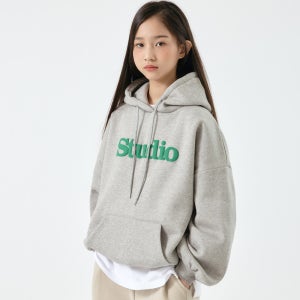 기모 스튜디오 박스 후드 티셔츠 주니어 여아 의류 맨투맨 초등 학생 겨울 옷 아동 복
