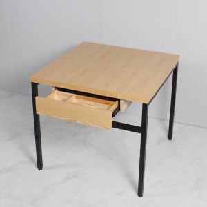 수저통 테이블 서랍식 블랙다리 입식 좌식 식당 좌탁 철제 밥상 고기집 업소용 철재 lpm