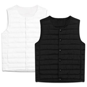 1+1 남녀공용 커플 빅사이즈 라운드넥 경량 패딩조끼 (SCC5679PT)